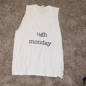 Ugh Monday workout top